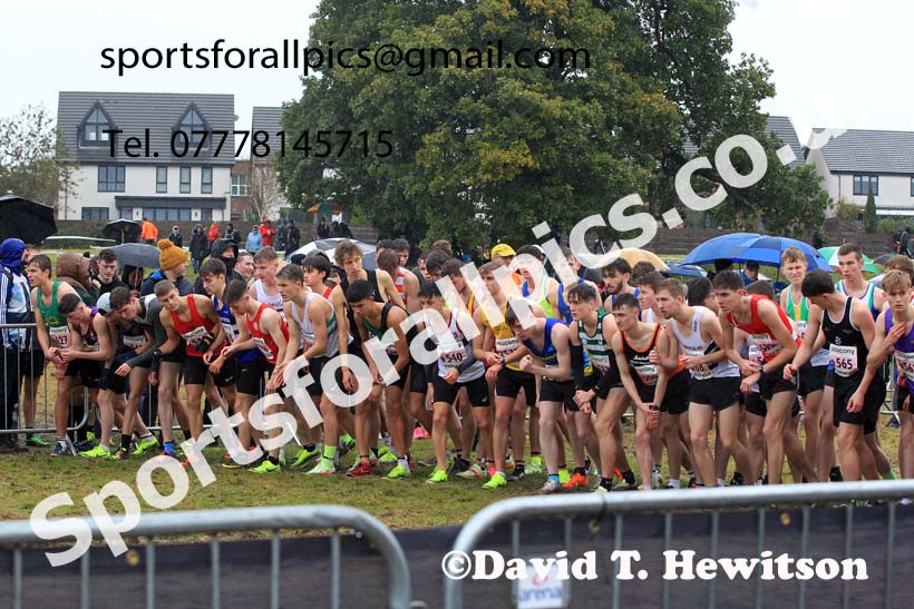 Junior Mens 2023 National Cross Country Relays, Berry Hill Park, Mansfield.  Photo: David T. Hewitson/Sports for All Pics